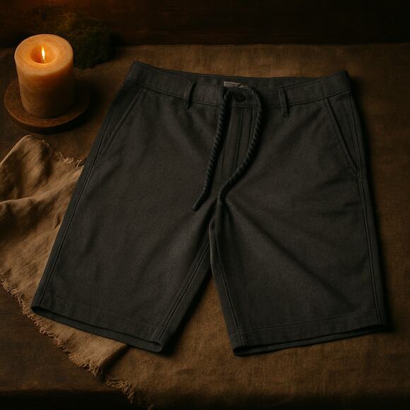 Hang Ten Men Board Shorts Size 32 Gray Surf Style Excellent Pre-Owned - Picture 1 of 7